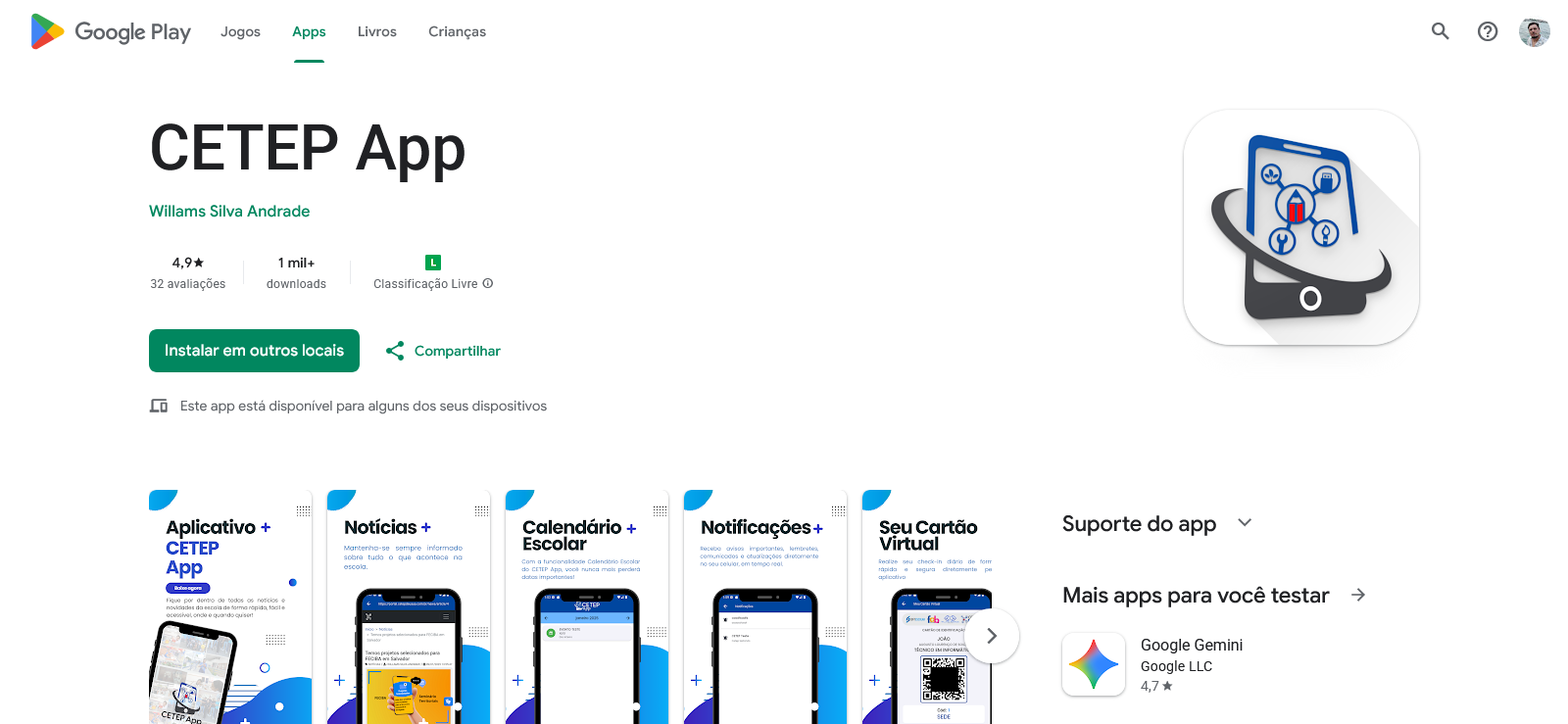 CETEP App · CETEP Uauá/BA