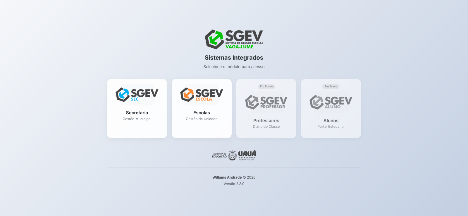 SGEV · SEC Uauá/BA